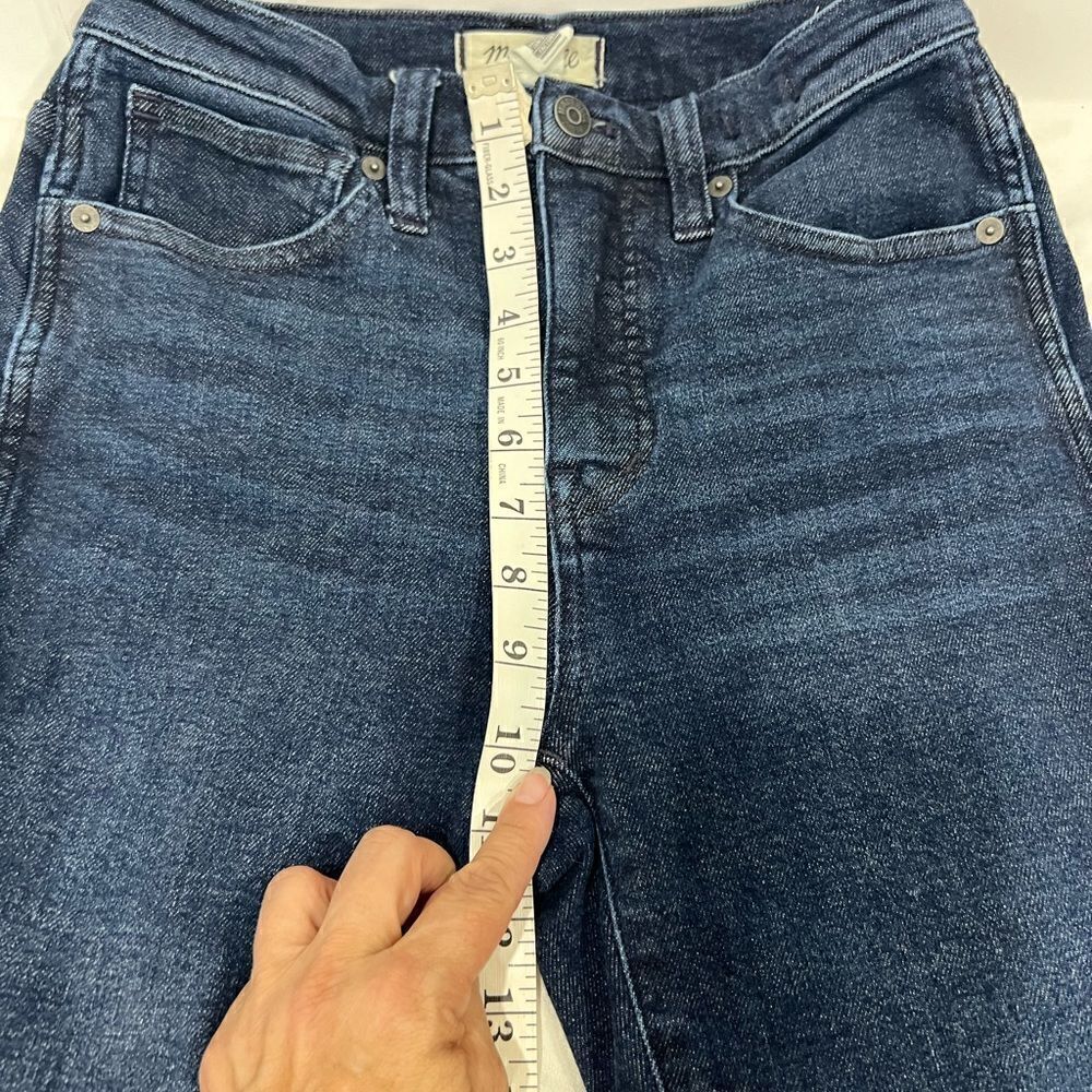 Madewell 10” high rise skinny jeans Bensley wash size 26 - Picture 7 of 10